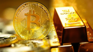 dampak penurunan harga emas terhdap bitcoin