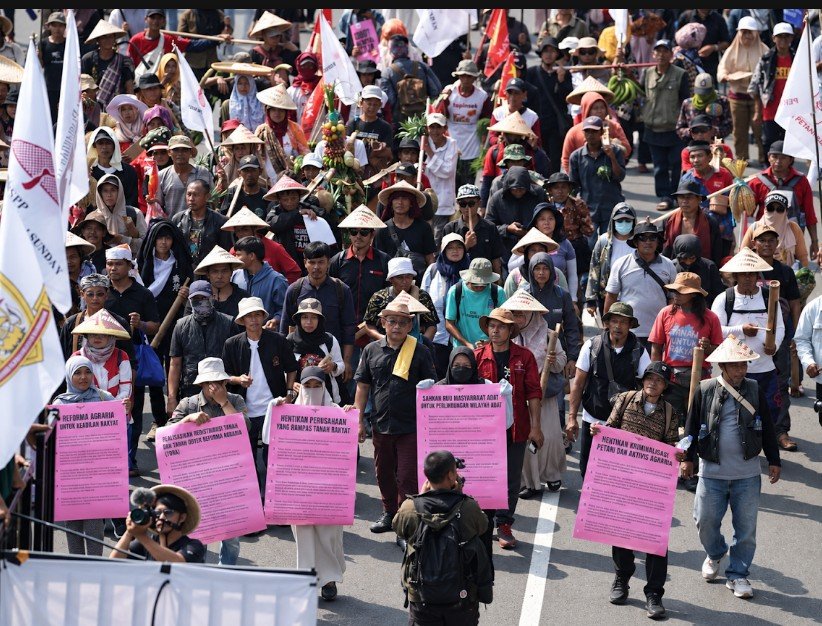 10 Ribu Petani Konsolidasi di Jakarta, KPA Desak Pemerintah Jalankan UU Reforma Agraria